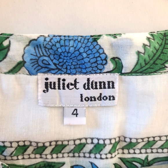 Tuckernuck Juliet Dunn White Poppy Flared Sleeve Dress Size XL - Picture 7 of 13